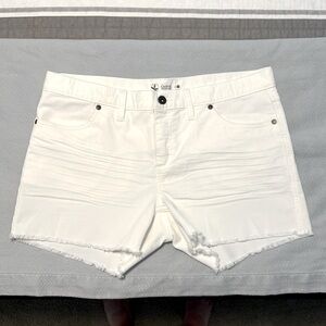 Never worn! Size 10 Carve Designs Dogtown 4” Shorts in white.